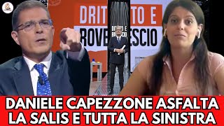 PAOLO DEL DEBBIO Capezzone asfalta la Salis e la Sinistra in diretta TV a DRITTO E ROVESCIO [upl. by Briana688]