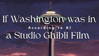 If Washington State where in a Studio Ghibli film According to AI [upl. by Beaner]