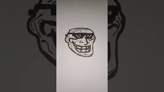 Scary trollface  art viralvideo viralshorts shortvideo trollface trollfaceedit troll funny [upl. by Daune]