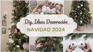 DIY DECORACIÓN ÁRBOL NAVIDAD 🎄 Ideas para Decorar un Árbol de Navidad 2024  Diy Christmas [upl. by Evetta]