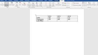 Tabel invoegen in Word [upl. by Rhonda]