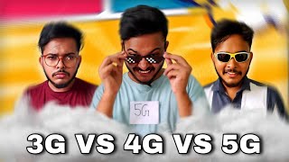 3G Vs 4G Vs 5G 🤣 aruj funny youtubepartner shorts [upl. by Werbel858]