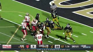 Rome vs Carrollton Highlight Reel [upl. by Asteria364]