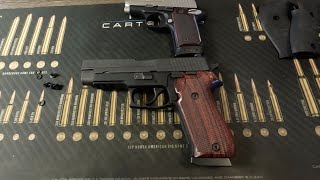 Sig Sauer P220 grip change New Hogue grips [upl. by Waters696]