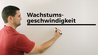 Wachstumsgeschwindigkeit am höchsten Was ist zu berechnen WEP oder HOP  Mathe by Daniel Jung [upl. by Peder]