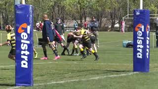 Round 3 Kiama vs Wahroonga U112 rugby 7s Canberra [upl. by Fritzie]