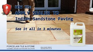 LTP  How do I seal my Indian Sandstone Paving [upl. by Mcdougall]