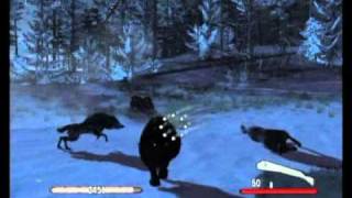 Cabelas Dangerous Hunts 2011 Game Play [upl. by Auqkinahs]