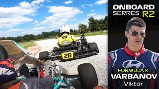 ONBOARD Viktor Varbanov  Rotax Senior  Serres Karting Track  Race 2 [upl. by Naitsirc976]