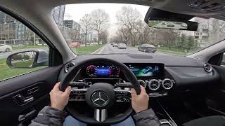 2024 MercedesBenz GLA 200 FL AMG POV Test Drive [upl. by Anirbes]