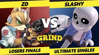 The Grind 216 Losers Finals  SLASHY Mii Brawler Vs ZD Fox Wolf Smash Ultimate  SSBU [upl. by Offen]