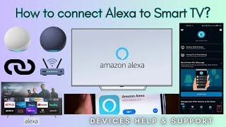 How to connect any Smart TV to Amazon Alexa  Connecting TV to Alexa Echo [upl. by Coco]