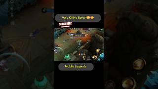 Vales killing spree Mobile legends noobgamer16 mobilelegends gaming bgmi [upl. by Sothena]