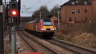 43 272 and 43 277 passing Whifflet 20124 [upl. by Adalard]