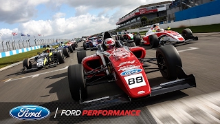 British F4 2017 A VR360 Experience  F4 British Championship  Ford Performance [upl. by Backer]