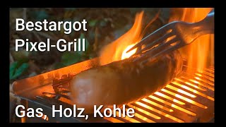 Bestargot  PixelGrill  Camping Gasgrill Camping Holzgrill  Edelstahl bestargot gasgrill [upl. by Atiruam]