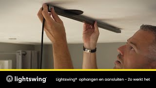 Lightswing® ophangen en aansluiten  Zo werkt het Lightswing® ophangsysteem voor lampen [upl. by Otrebmal]