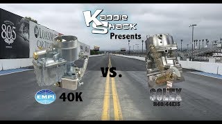 EMPI 40K versus Kadron Solex H4044EIS Track Testing [upl. by Lletnohs602]