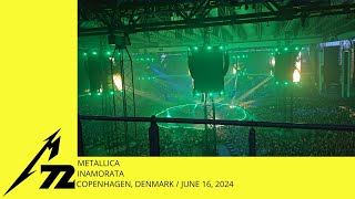 Metallica  Inamorata Live Copenhagen Denmark 16062024 4K [upl. by Ainat]