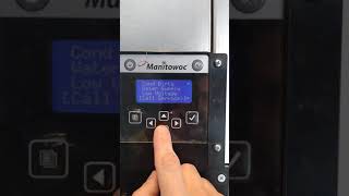 Manitowoc Ice Machine  How to Clear Errors [upl. by Adnerb]