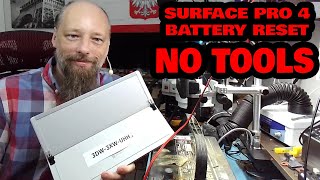 Surface Pro 4 Battery Reset Without Any Tools [upl. by Dreher]