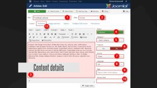 How to create Joomla article [upl. by Enaid]