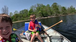 Fishing on Georgian bay in our new boat [upl. by Llerot]