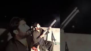 Zafar Supari Firing on roof with friends Full Enjoy [upl. by Ahsetal]