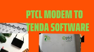 How To Convert Ptcl Modem To Tenda Router 2021 [upl. by Isla]