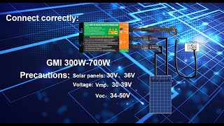 YampH 300W700W Grid Tie Micro Inverter a simple beginner instructional video [upl. by Halli]