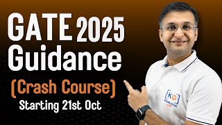 GATE Guidance 2025 Crash Course Starting 21 Oct [upl. by Littell498]