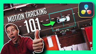 Basic Motion Tracking in DaVinci Resolve 186  Blackmagic Fusion for Beginners 2024 [upl. by Pish]