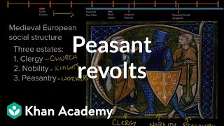 Peasant Revolts  World History  Khan Academy [upl. by Lesiram662]