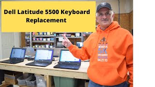 Installing A New Keyboard On A Dell Latitude 5500 Laptop [upl. by Bisset]