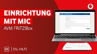 AVM FRITZBox einrichten So einfach geht´s mit Modeminstallationscode MIC [upl. by Stoecker]