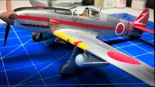 Building the Tamiya Kawasaki KI 61 HIEN TONY IN NATURAL METAL [upl. by Grew]