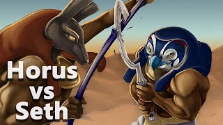 Horus vs Seth  The Clash of Gods  Egyptian Mythology 03  See U in History [upl. by Ynohtnad]