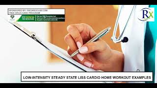 Low Intensity Steady State Liss Cardio Home Workout Examples [upl. by Giusto78]