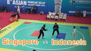 Singapore vs Indonesia  Asian Pencak Silat Championship Uzebkistan [upl. by Theron433]