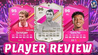 STOICHKOV 96 SOLSKJÆR 95 SANCHO 96  FUTTIES  FC 24 Review ITA [upl. by Lipski]