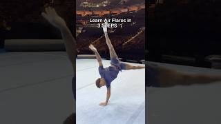 Learn air flares in 3 steps from Frederick Richard 💪 gymnast gymnastics bboy olympics flares [upl. by Ronoc25]