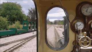 Full line cab ride with quotPeter Hquot at the Eastleigh Lakeside Steam Railway [upl. by Niamjneb728]