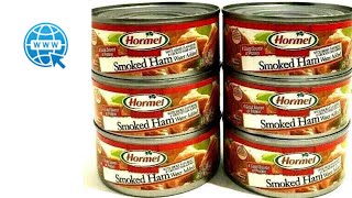 Hormel Smoked Ham 5 oz Pack of 12 FAST FREE SHIPPING [upl. by Erasaec]