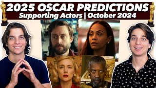 2025 Oscar Predictions  Supporting Actors  October 2024 [upl. by Westhead]