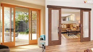 Sliding Door Design  Sliding Wooden Door  Sliding Barn Door  Modern Sliding Glass Door [upl. by Ylime]