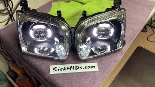 0506 Toyota Tundra  0507 Sequoia 40  55 Watt HIDBiXenon Projector RetroFit by Sick HIDs [upl. by Call]