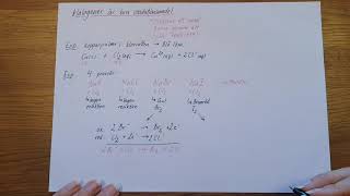 Kemi 1  Redox Halogener som oxidationsmedel [upl. by Aekahs]