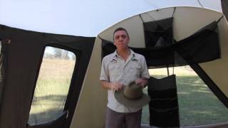 The Camping Guru  How to Season your Canvas Tent [upl. by Kcirdnekal]