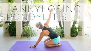 ANKYLOSING SPONDYLITIS YOGA  Best Stretches amp Exercises for Relief [upl. by Alemaj]