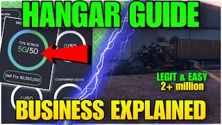 COMPLETE HANGAR MONEY GUIDE Updated 2024 GTAV ONLINE [upl. by Boudreaux]